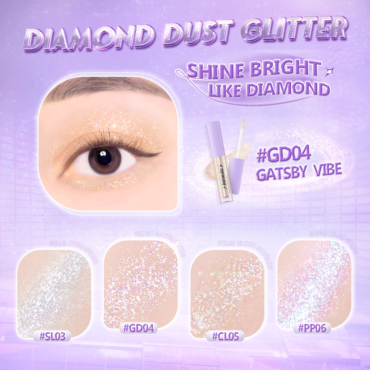Shimmery Party Liquid Eyeshadow