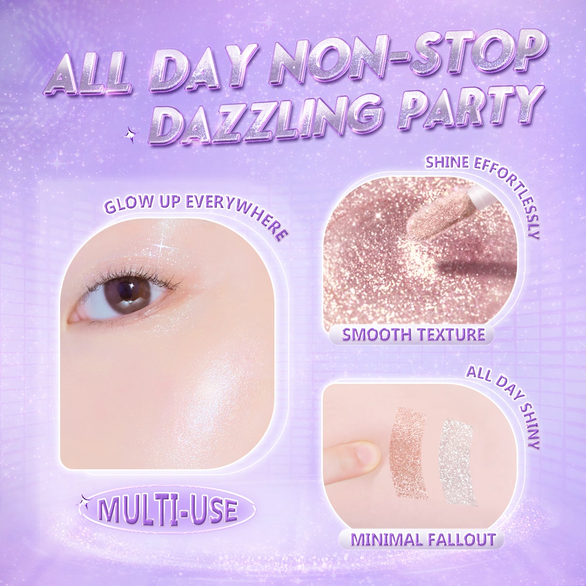 Shimmery Party Liquid Eyeshadow