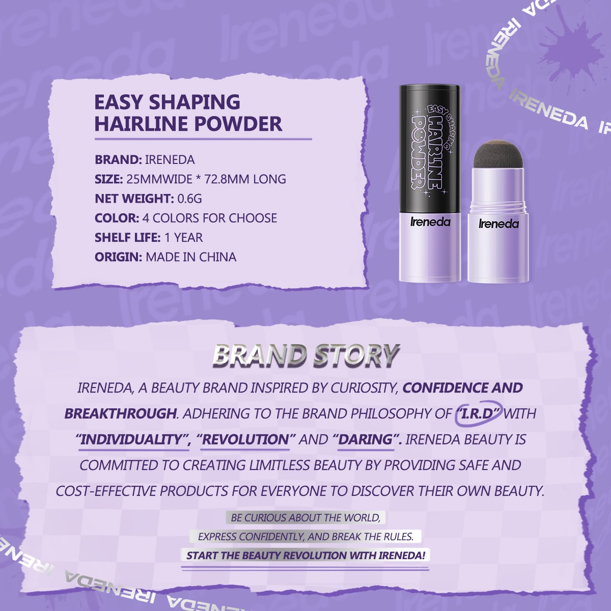 IRENEDA Easy Shaping Hairline Powder