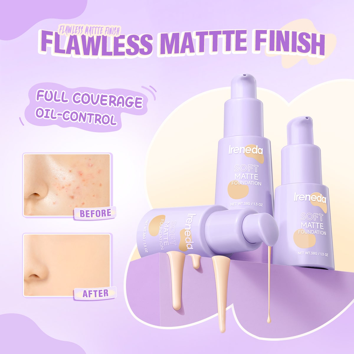 Ireneda Soft Matte Foundation