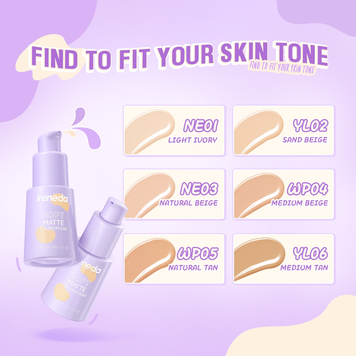 Ireneda Soft Matte Foundation