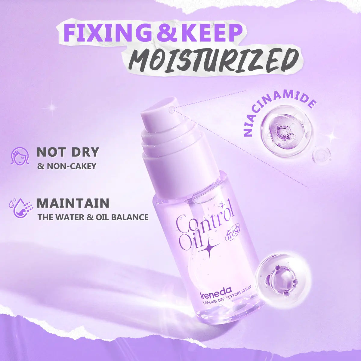 IRENEDA Sealing Off Setting Spray