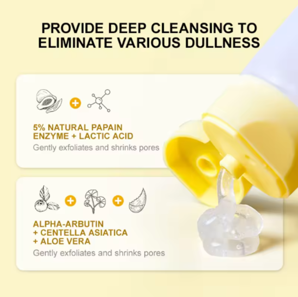 Jelly Prim Natural Papain Exfoliating Peeling Gel Body Facial