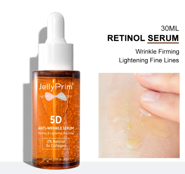 Jelly Prim 5D Retinol Wrinkle Serum Firming & lightening Fine Lines