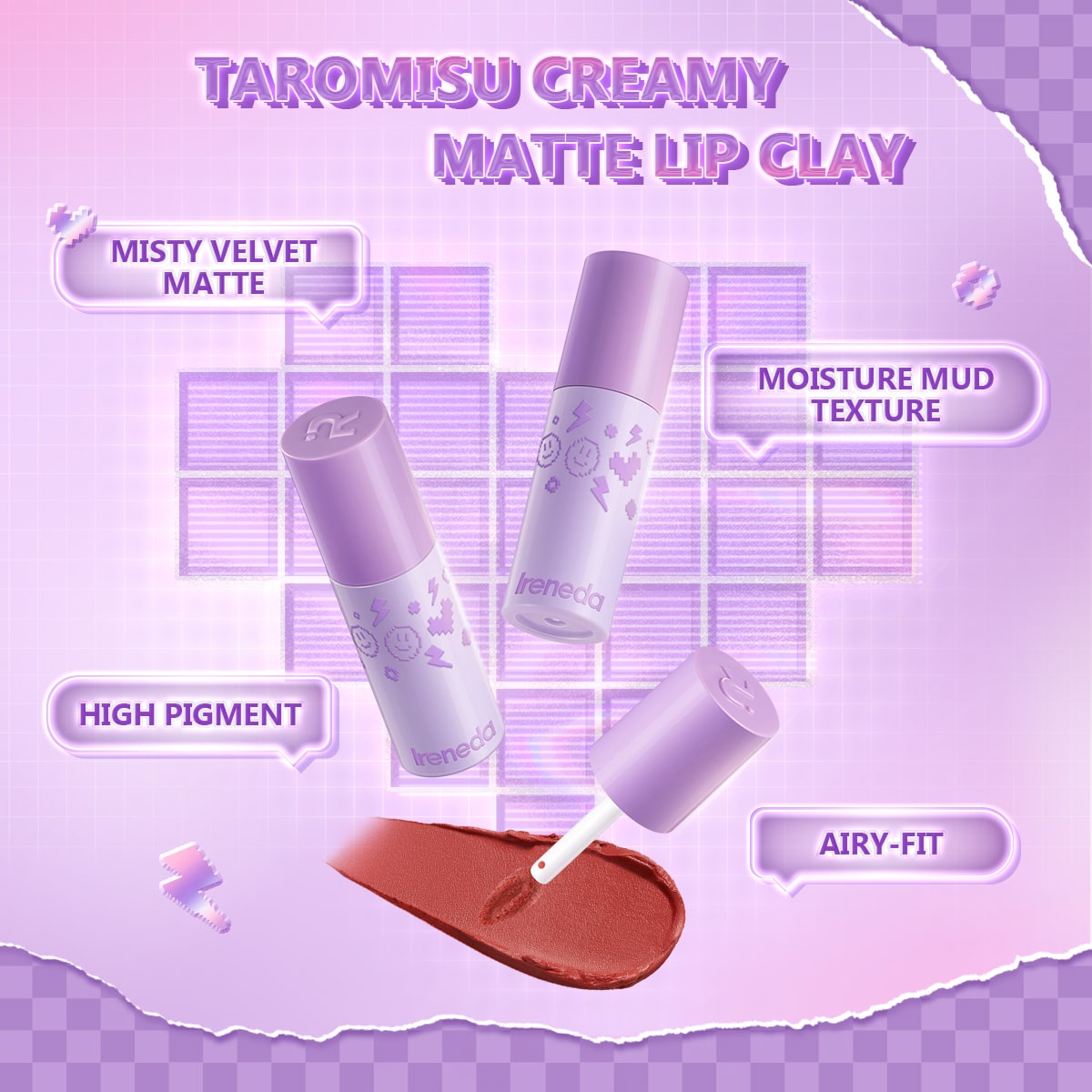 IRENEDA Taromisu Creamy Matte Lip Clay