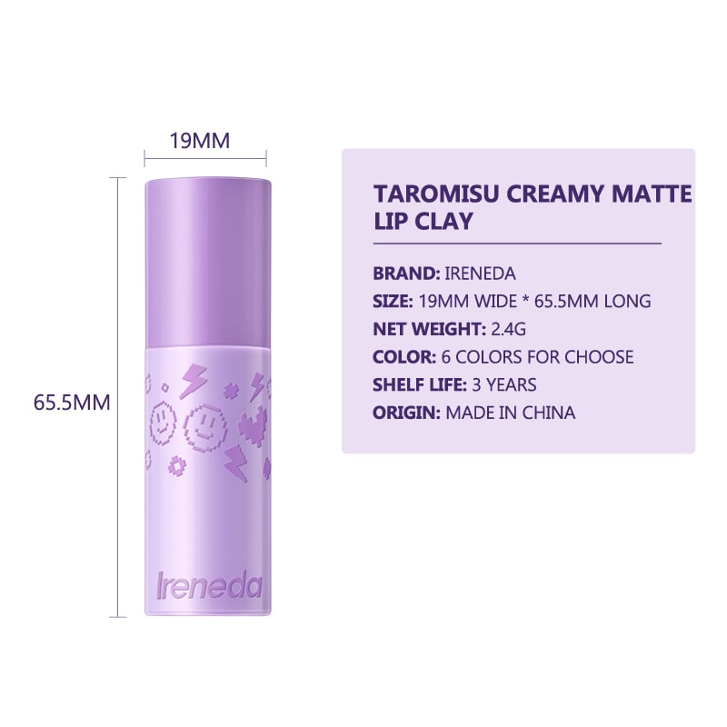 IRENEDA Taromisu Creamy Matte Lip Clay