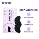 Ireneda 10 Pieces Bamboo Charcoal Deep Cleansing Blackhead Remover Nose Strip