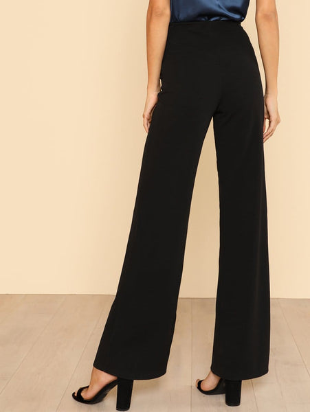 SHEIN High Waisted Flare-Leg Pants