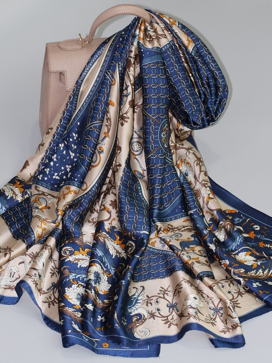 Floral Print Scarf