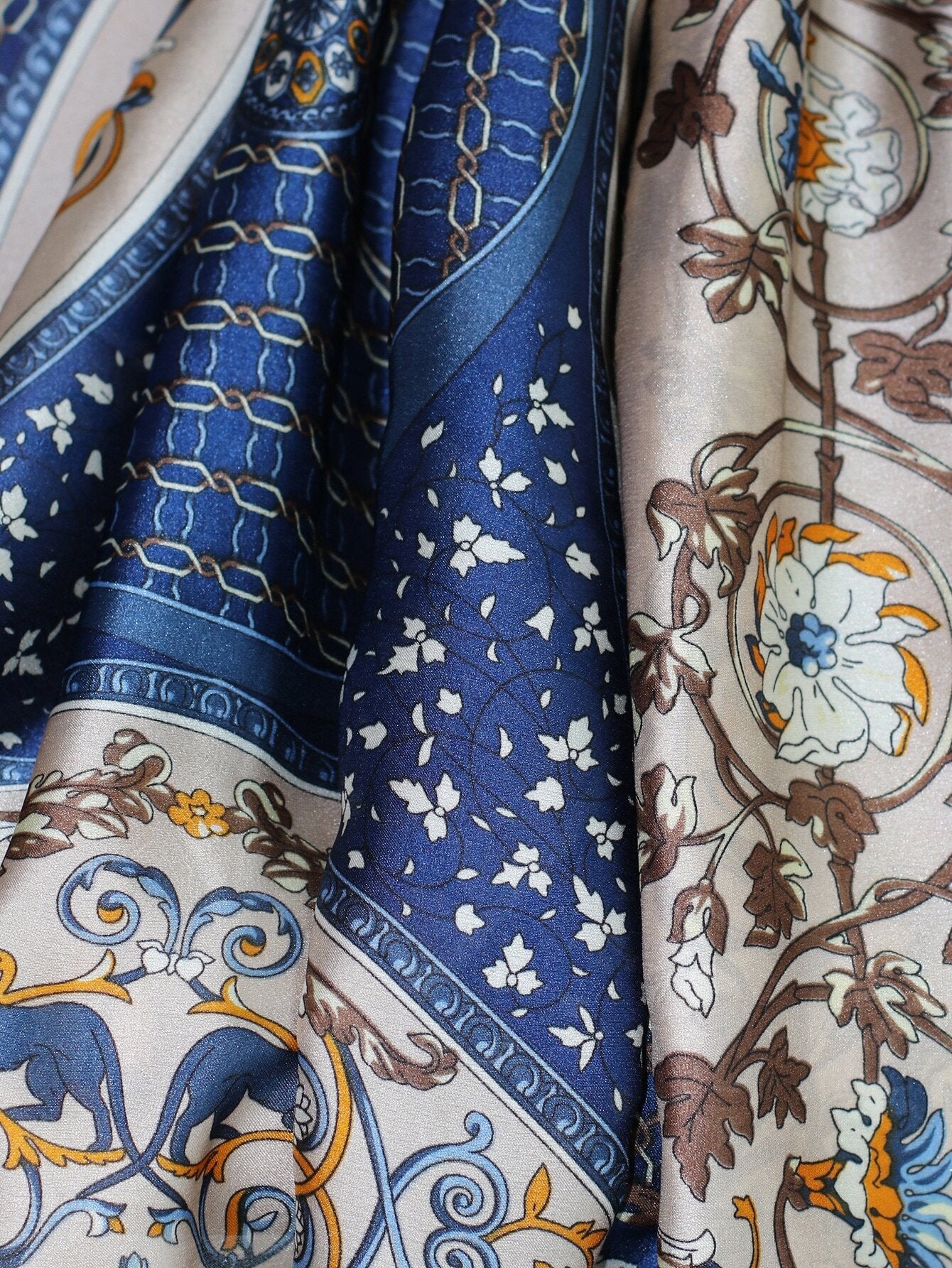 Floral Print Scarf