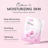 LAIKOU Japan Sakura Moisturizing Mask-25g*10Pcs