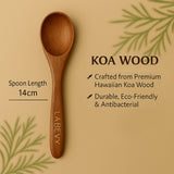 LA’BEVY Wooden Spoon Crafted from Premium Koa Wood