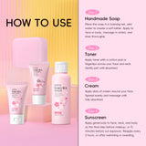 LAIKOU Japan Sakura Radiance Ritual Set - 4 Pieces