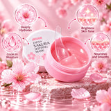LAIKOU Japan Sakura Eye Mask