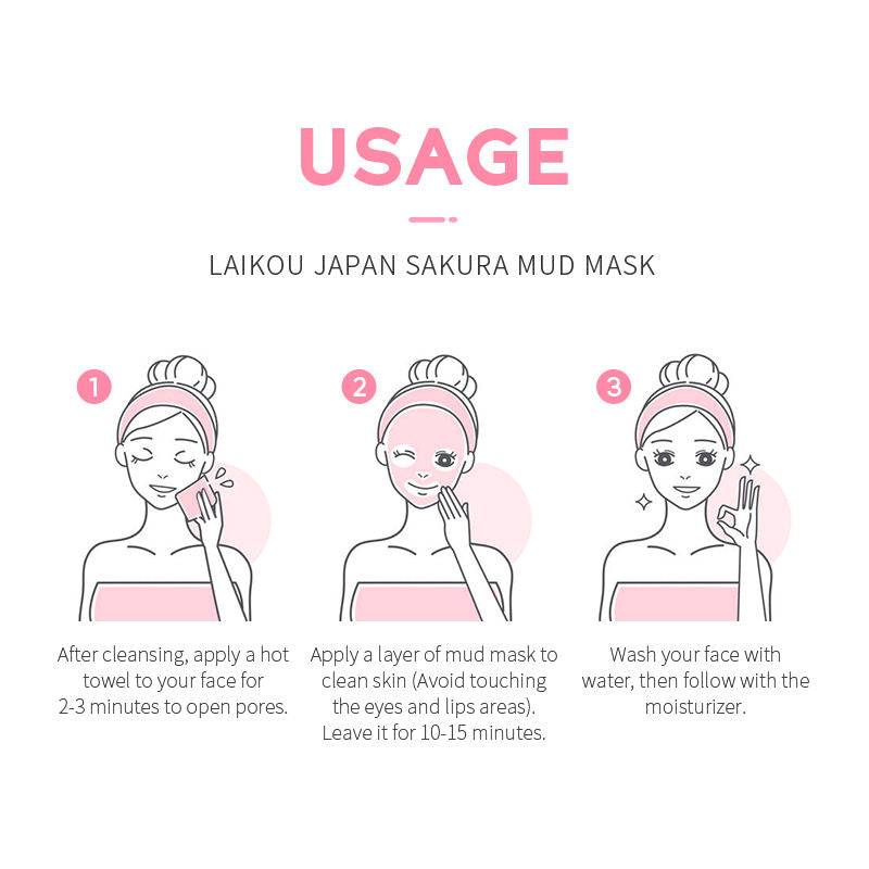 Laikou Japan Sakura Mud Mask – 75g