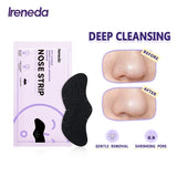 Ireneda 10 Pieces Bamboo Charcoal Deep Cleansing Blackhead Remover Nose Strip