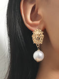 J30_Faux Pearl Drop Earrings