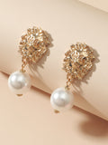 J30_Faux Pearl Drop Earrings