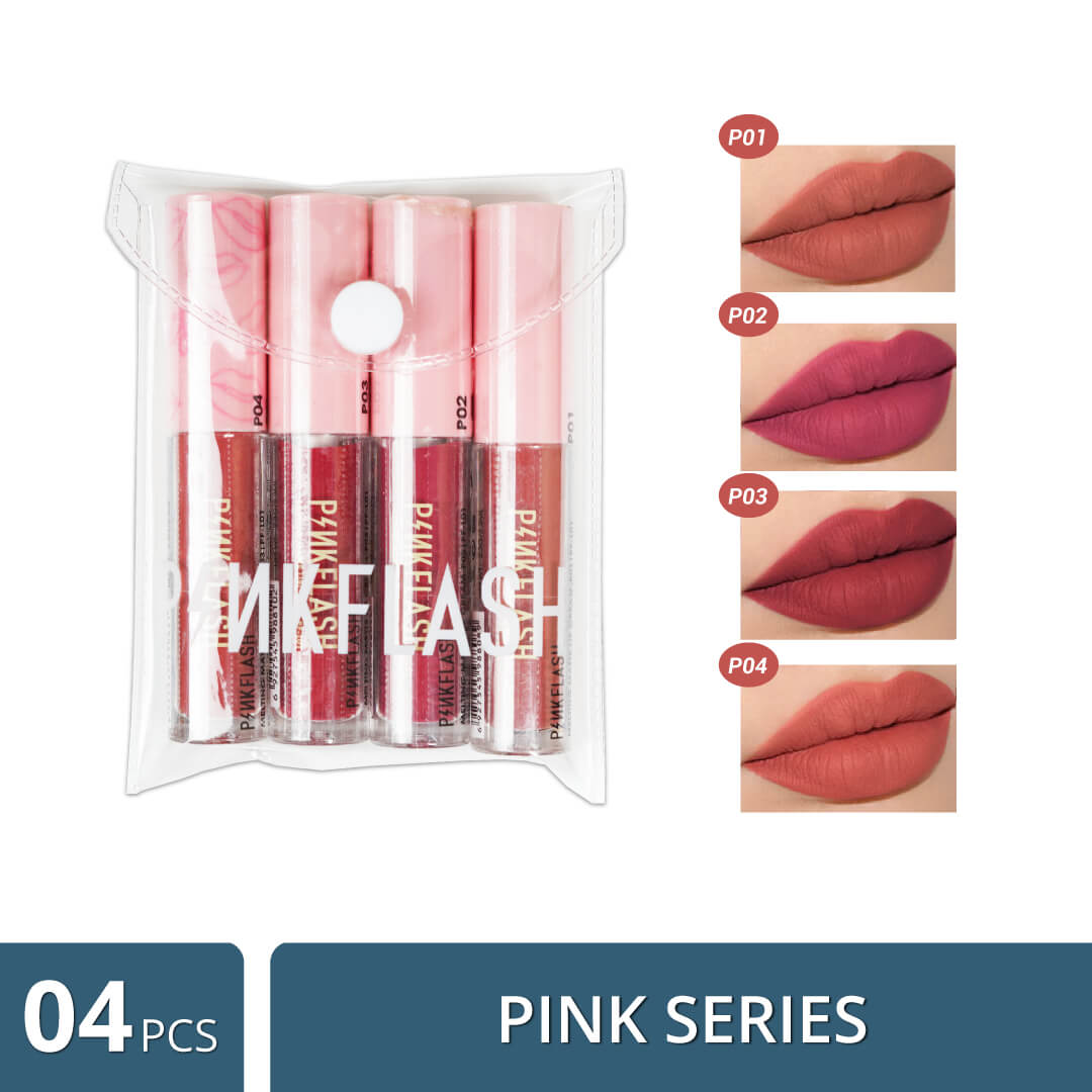 Deal DK-D017 - 4 Pcs Pink Series Lipstick